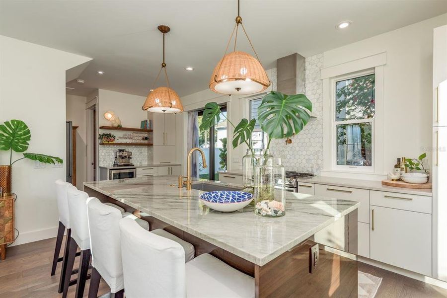 Furnished interior view inside a new home in , St. Petersburg (Image 17).