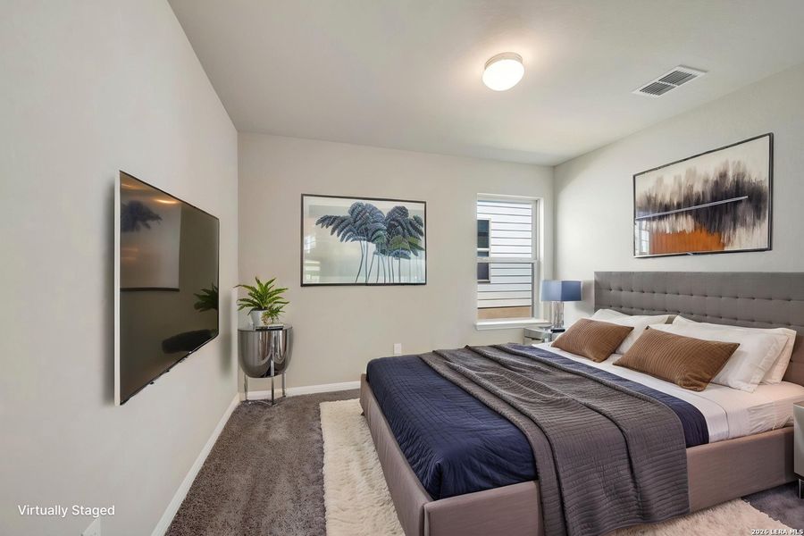 Furnished interior view inside a new home in Mesquite Ridge, San Antonio (Image 7).