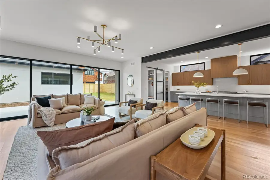 Furnished interior view inside a new home in , Denver (Image 11).