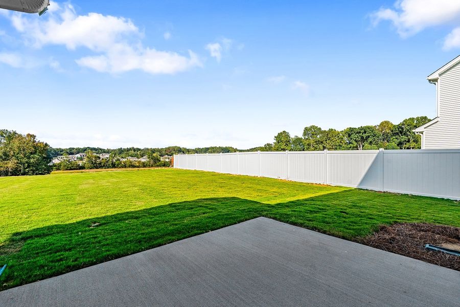 Exterior details and patio area of a home in Fieldstone, Lexington (Image 3). Exterior details and patio area of a home in Fieldstone, Lexington (Image 3).