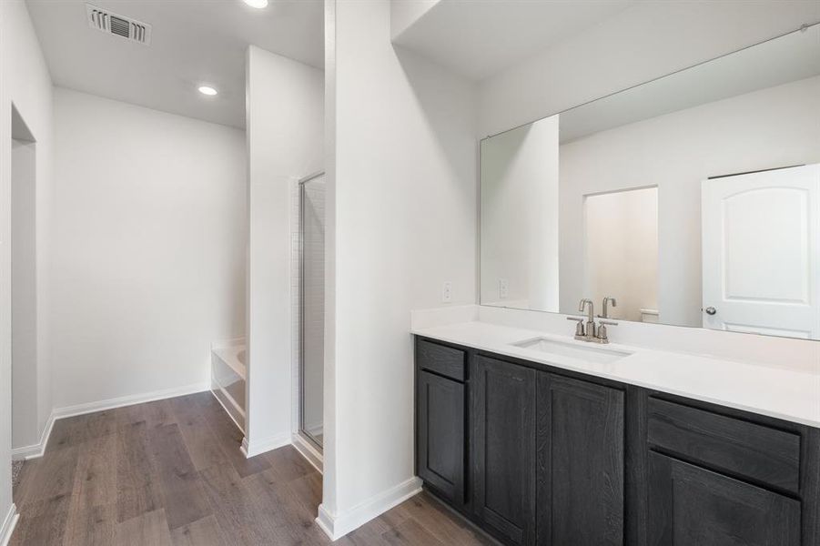Furnished interior view inside a new home in Cresson Estates, Cresson (Image 3).
