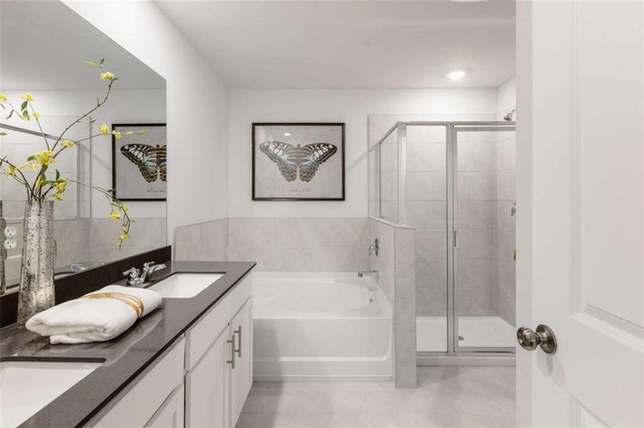 Furnished interior view inside a new home in , Conyers (Image 34).