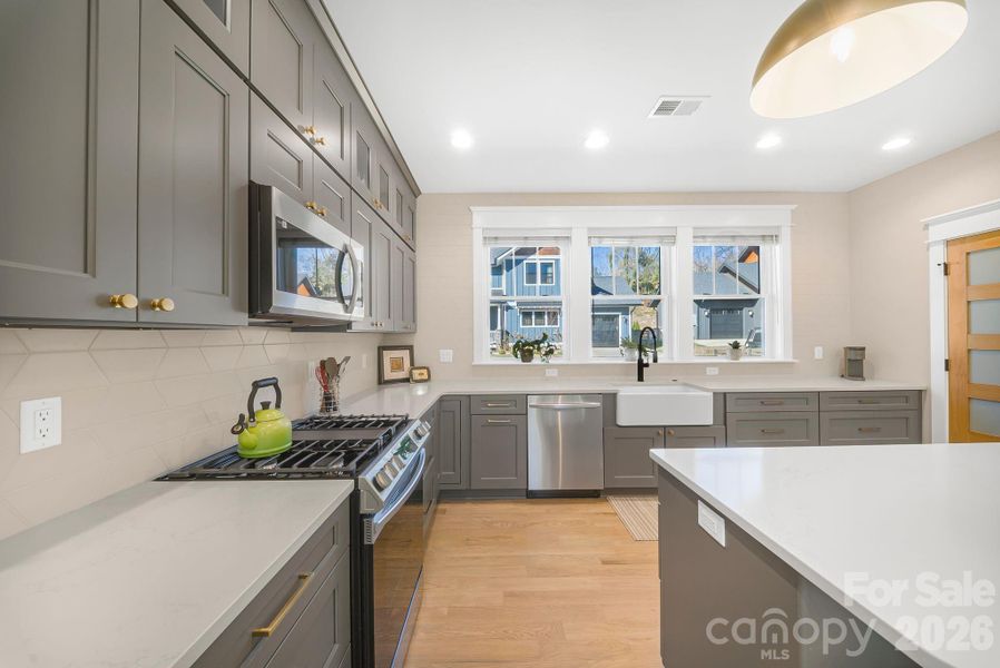 Furnished interior view inside a new home in , Asheville (Image 15).