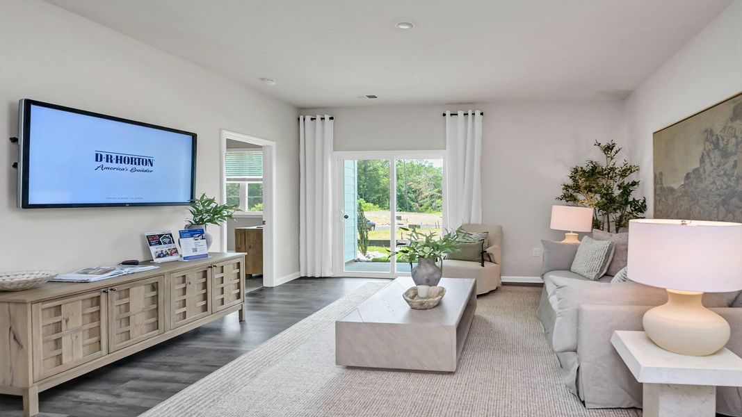 Representative furnished interior of a home built from the ALLEX by D.R. Horton in Leatherstone, Blythewood (Image 17).