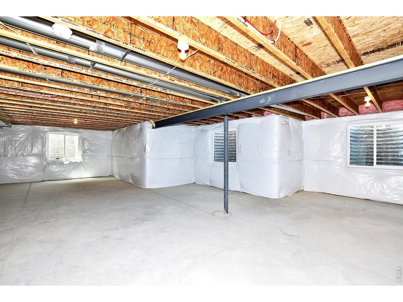 In-progress construction of a new home in , Johnstown, CO (Image 34).