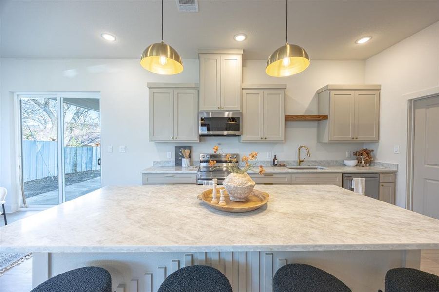 Furnished interior view inside a new home in , Fort Worth (Image 17). Furnished interior view inside a new home in , Fort Worth (Image 17).