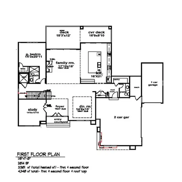 2D floor plan layout of this home in , South Fulton, GA (Image 3).
