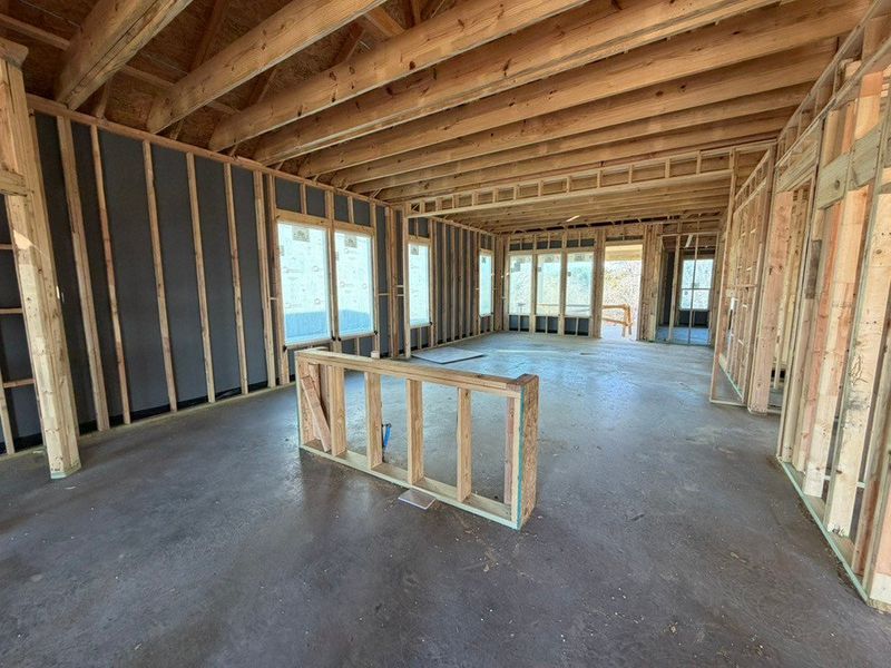 In-progress construction of a new home in Waterford Park, Weatherford, TX (Image 3).