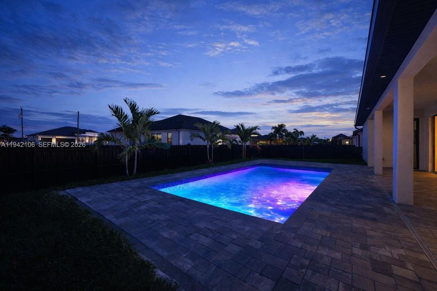Exterior details and patio area of a home in , Cape Coral (Image 23).