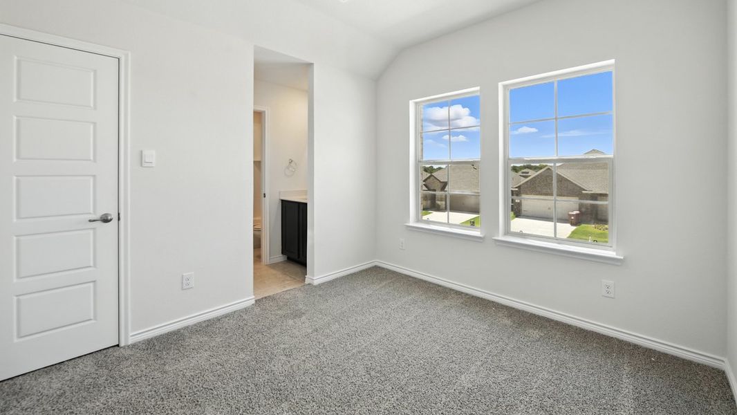 Representative unfurnished interior of a home built from the Amethyst by D.R. Horton in Bel Air Village, Sherman (Image 9). Representative unfurnished interior of a home built from the Amethyst by D.R. Horton in Bel Air Village, Sherman (Image 9).