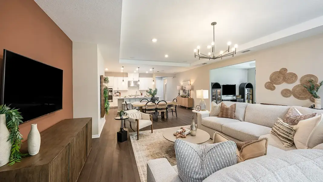 Representative furnished interior of a home built from the Bradley by Taylor Morrison in Azure at Solaeris, Port St. Lucie (Image 6).