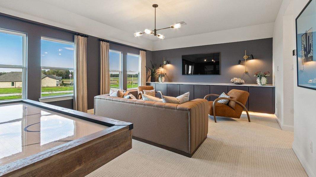 Representative furnished interior of a home built from the Villanova by DRB Homes in Brookewater, Rosenberg (Image 23). Representative furnished interior of a home built from the Villanova by DRB Homes in Brookewater, Rosenberg (Image 23).