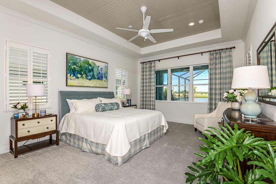 Furnished interior view inside a new home in Windward, Lakewood Ranch (Image 12).