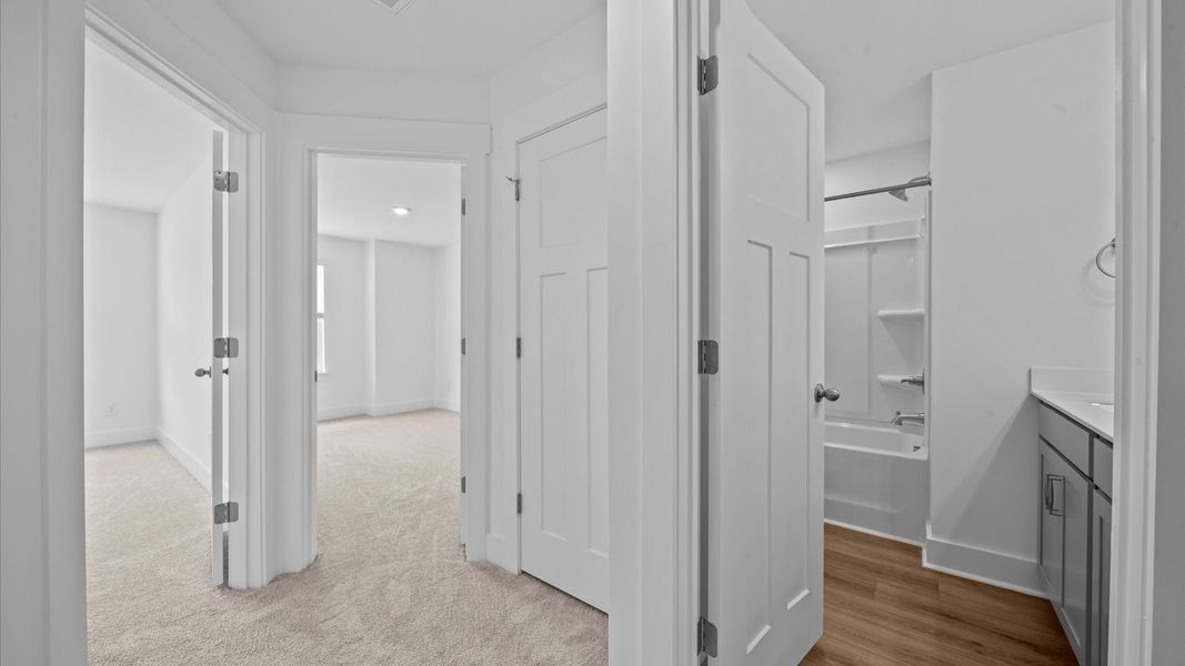 Furnished interior view inside a new home in Ransdell Pointe, Spartanburg (Image 11).