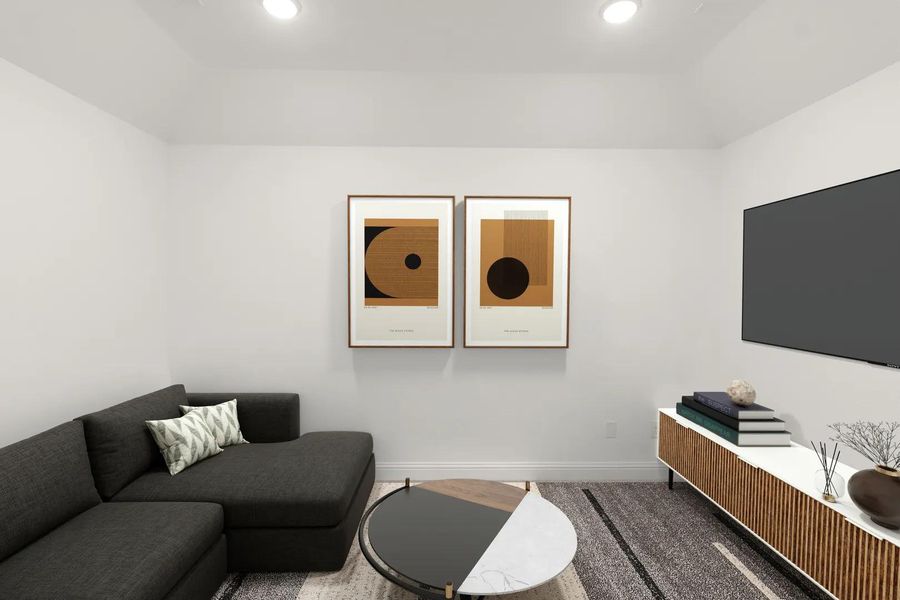 Blanco B Media room