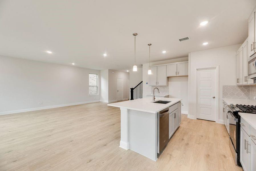 Furnished interior view inside a new home in Spiritas Ranch, Little Elm (Image 9).