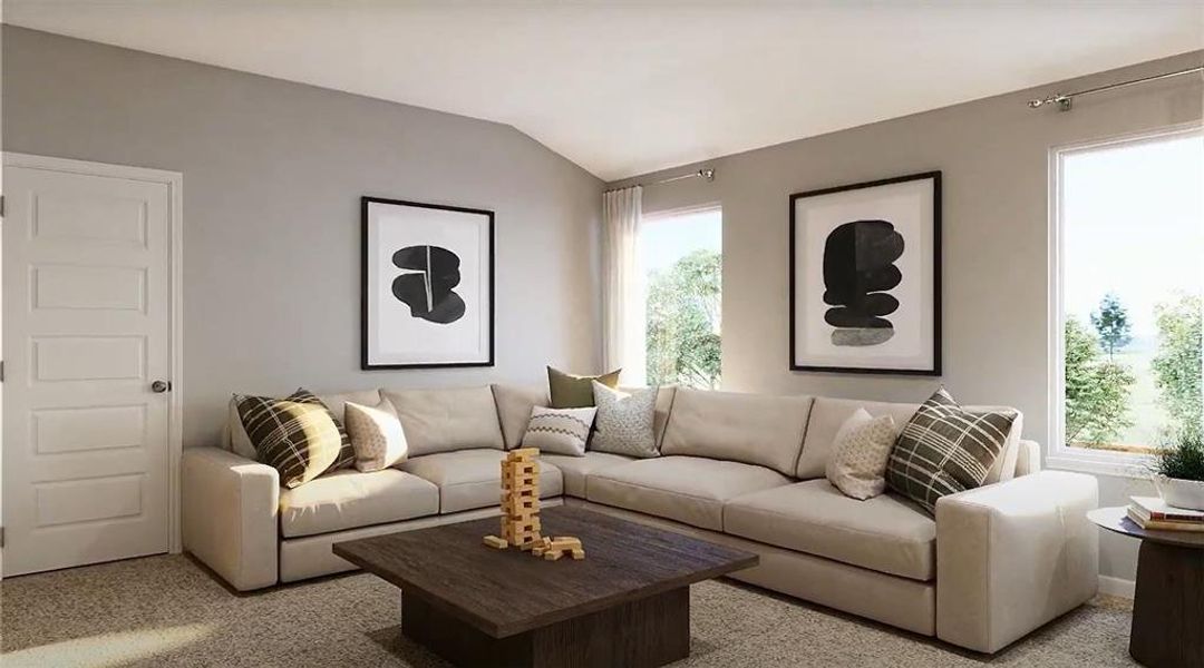 Furnished interior view inside a new home in Deer Creek, Fort Worth (Image 19).