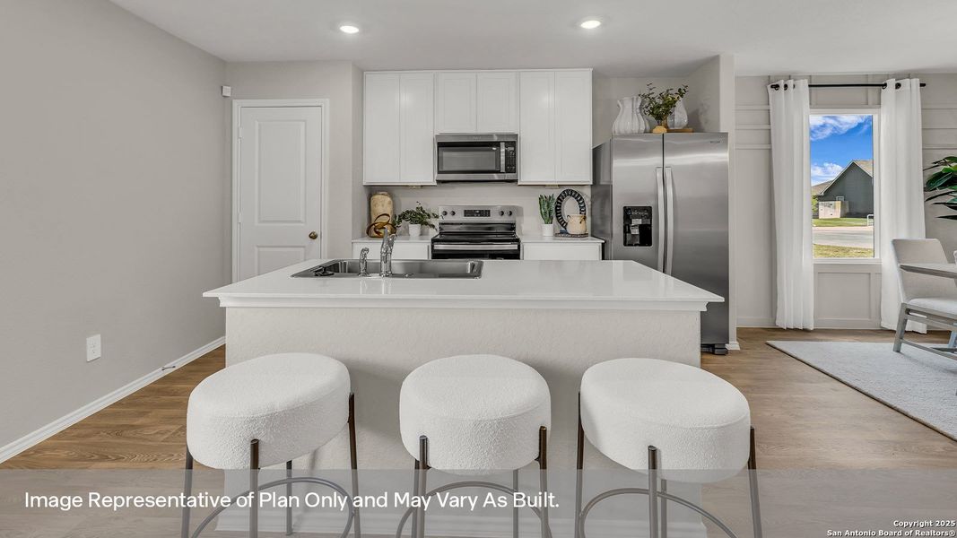 Furnished interior view inside a new home in Spring Valley, New Braunfels (Image 10).