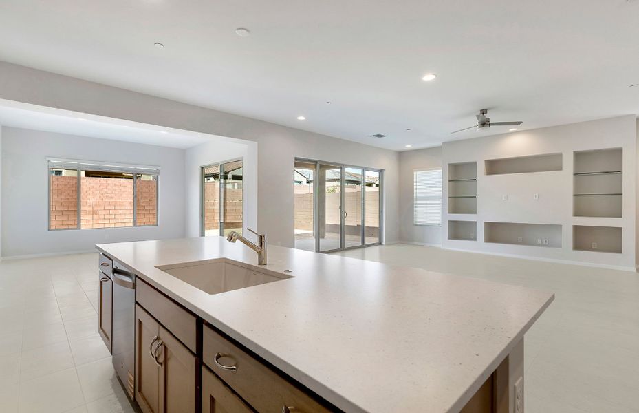 Furnished interior view inside a new home in Vistoso Canyon Estates, Oro Valley (Image 9).