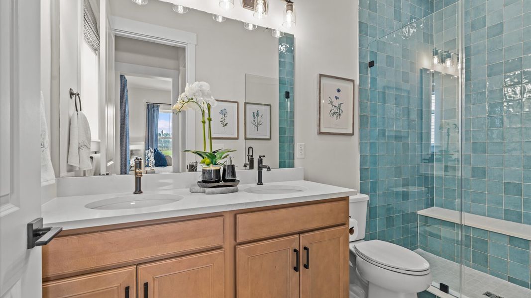 Guest Bathroom at the Inspire Model at Summerwind Crossing in Cane Bay