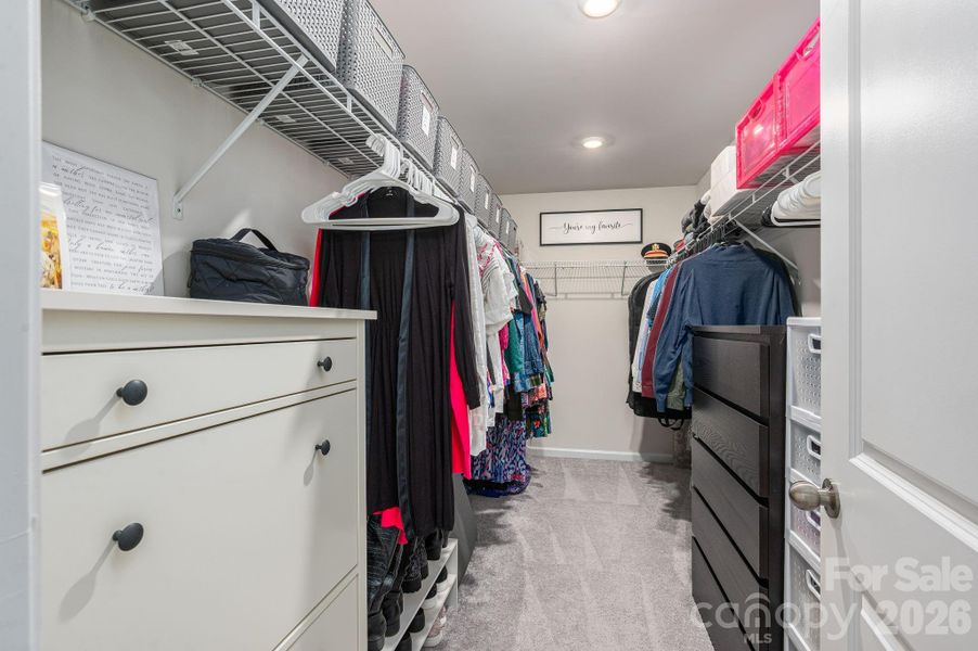 Walk in closet in Primary Walk in closet in Primary