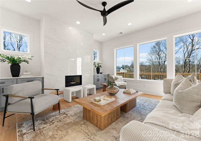 Furnished interior view inside a new home in , Charlotte (Image 30). Furnished interior view inside a new home in , Charlotte (Image 30).