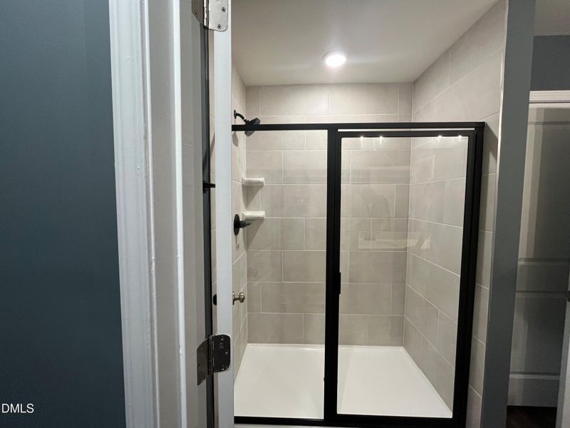 Walk in Tiled Shower in Primary Bath