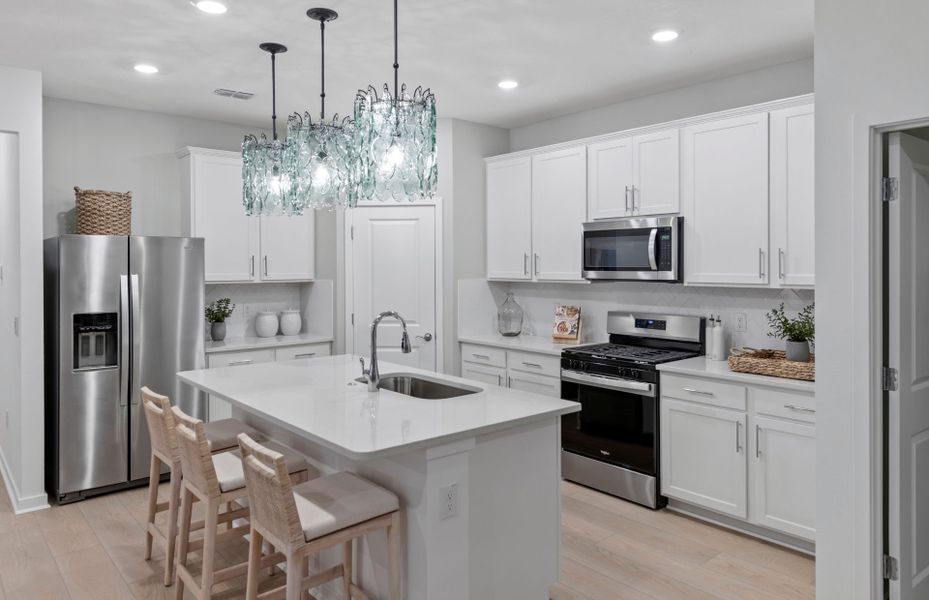 Furnished interior view inside a new home in Del Webb Sunchase, Parrish (Image 6).