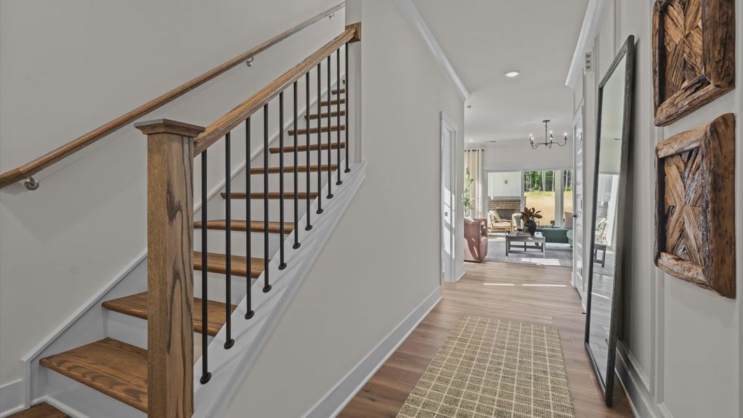 Representative furnished interior of a home built from the Beramont by DRB Homes in Essex Village, Franklinton (Image 8). Representative furnished interior of a home built from the Beramont by DRB Homes in Essex Village, Franklinton (Image 8).