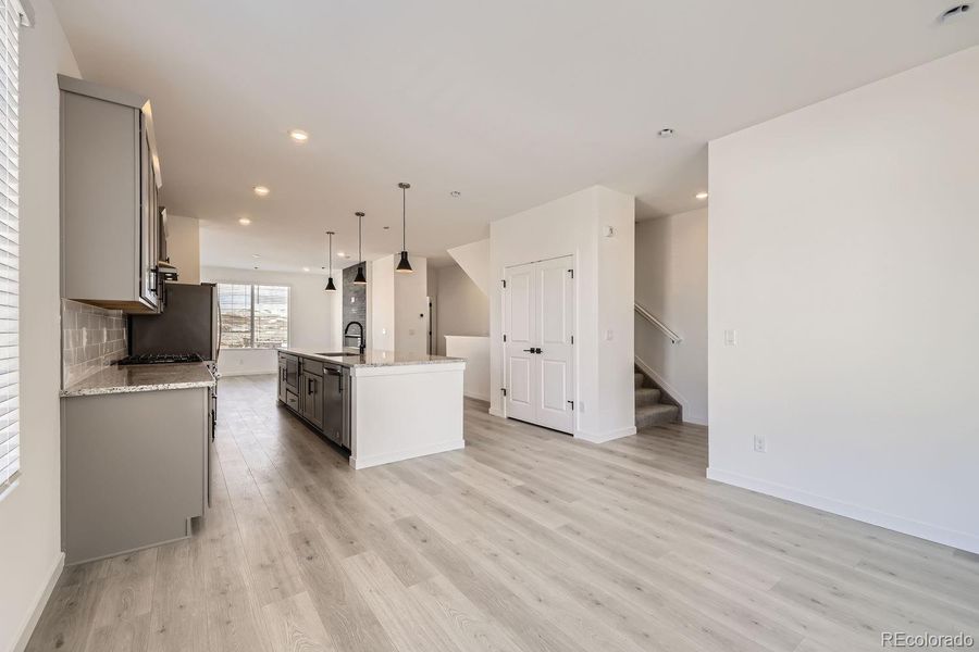 CHEF KITCHEN AND DINING AREA