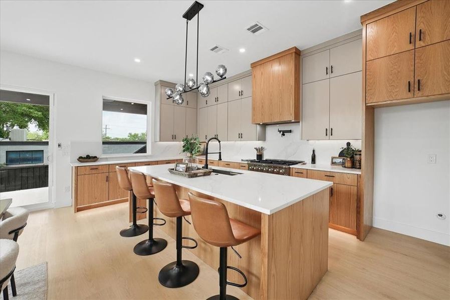 Furnished interior view inside a new home in , Dallas (Image 17).