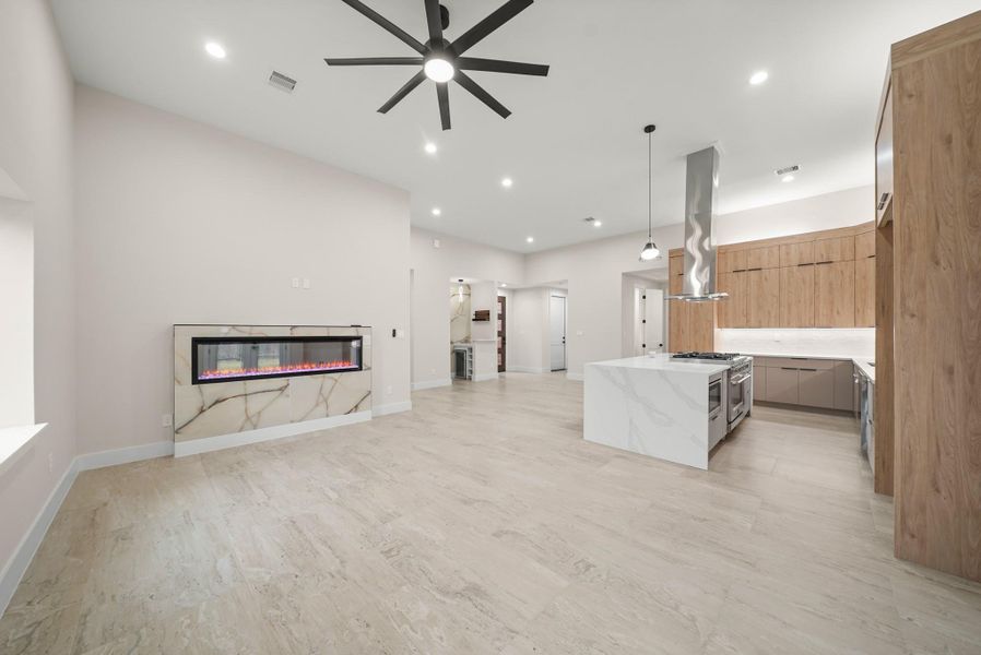 Furnished interior view inside a new home in , Houston (Image 5).
