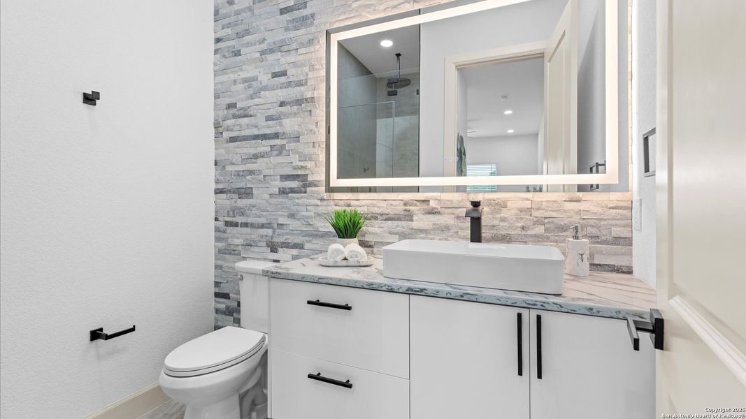 Furnished interior view inside a new home in , San Antonio (Image 16).