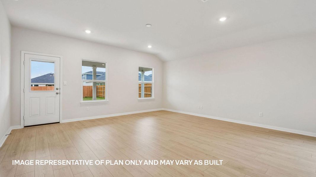 Spacious, unfurnished interior of a new home in Trails at Wildhorse, Austin (Image 26).