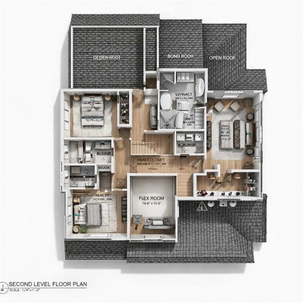 2D floor plan layout of this home in , Flowery Branch, GA (Image 4). 2D floor plan layout of this home in , Flowery Branch, GA (Image 4).