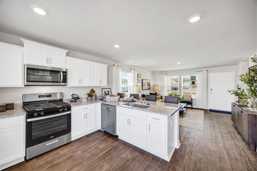 Furnished interior view inside a new home in The Park at Wilkinson, Orangeburg (Image 20).