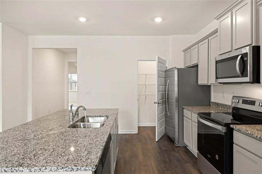 Furnished interior view inside a new home in Champion's Run, Lithonia (Image 5).