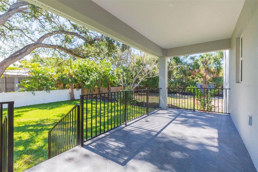 Exterior details and patio area of a home in , Tampa (Image 29). Exterior details and patio area of a home in , Tampa (Image 29).