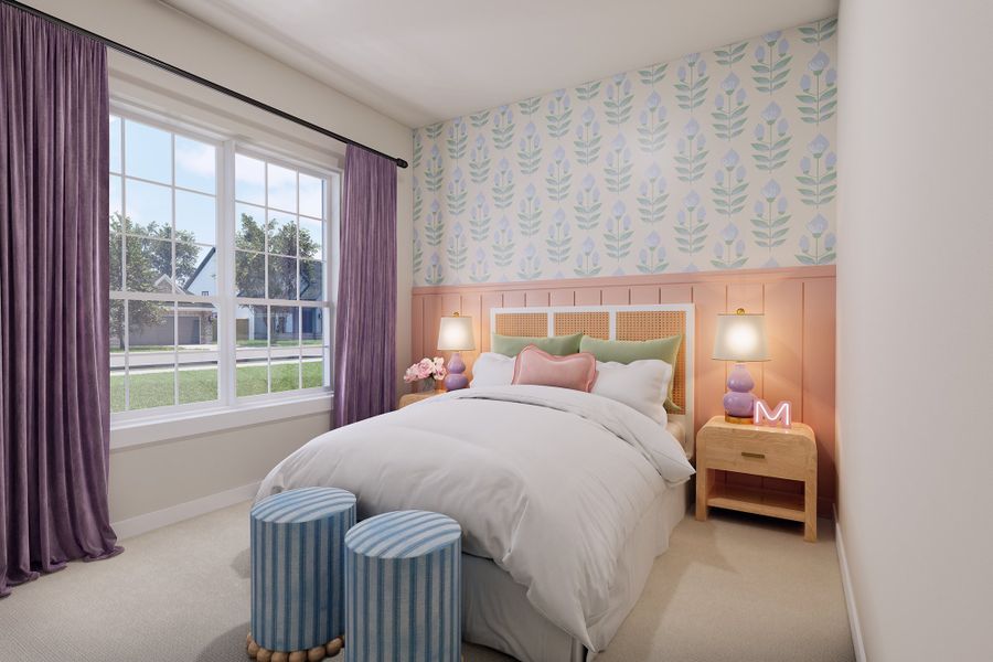 Representative furnished interior of a home built from the The Maple by David Weekley Homes in Beacon Point at Lago Mar 50’ Homesites, Texas City (Image 3).