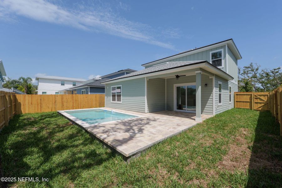 Front exterior of a new home in , St. Augustine, FL, highlighting curb appeal (Image 19).