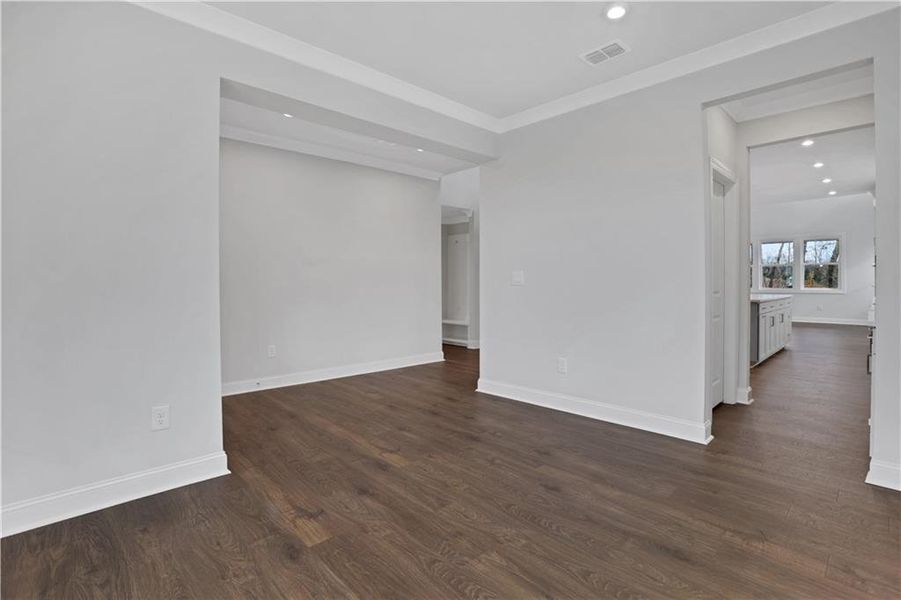 Spacious, unfurnished interior of a new home in Acacia, Cumming (Image 46). Spacious, unfurnished interior of a new home in Acacia, Cumming (Image 46).