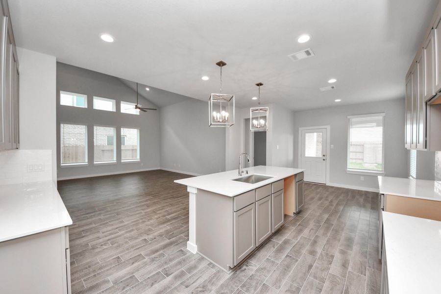 All of this overlooks your expansive family room, creating a perfect space for culinary delights and family gatherings. All of this overlooks your expansive family room, creating a perfect space for culinary delights and family gatherings.