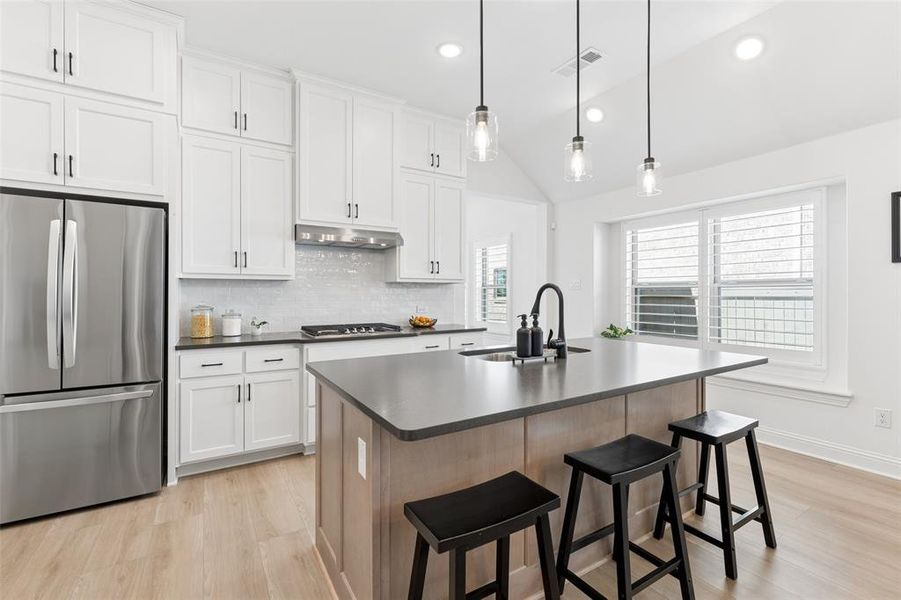 Furnished interior view inside a new home in , Northlake (Image 11).