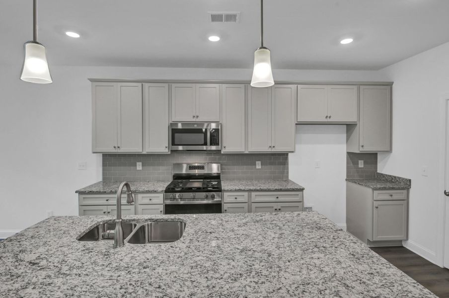 Furnished interior view inside a new home in Kensington Place Townhomes, Lexington (Image 12).