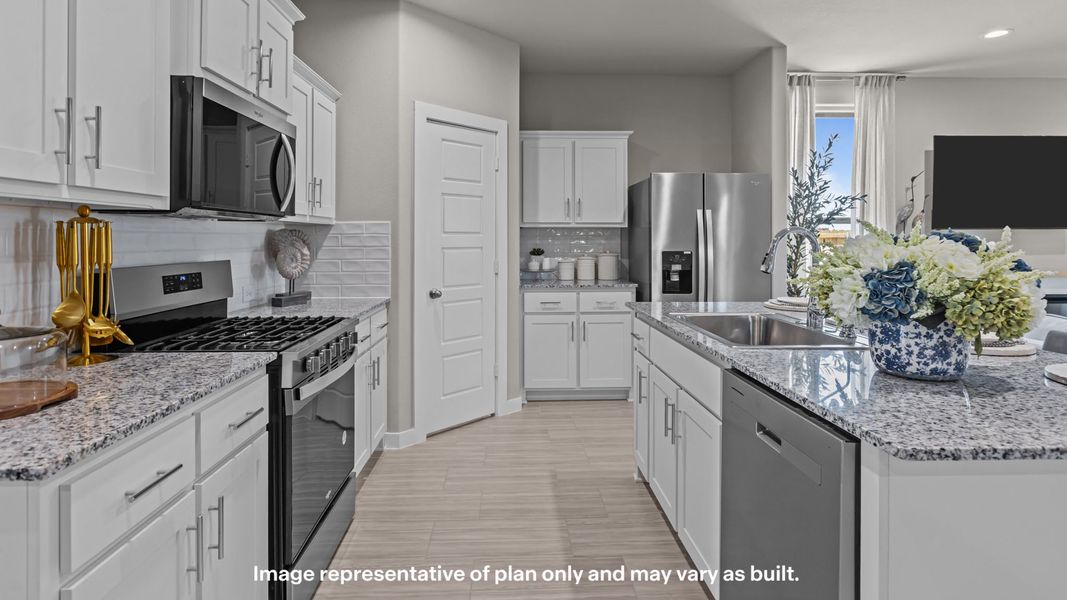 Furnished interior view inside a new home in Homestead at Parks Bell Ranch, Odessa (Image 6). Furnished interior view inside a new home in Homestead at Parks Bell Ranch, Odessa (Image 6).