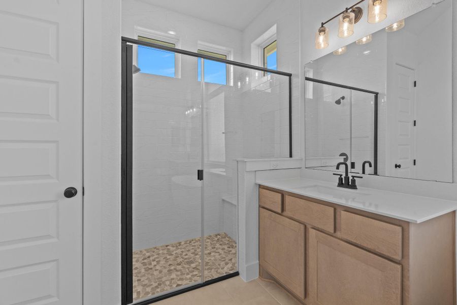 Walk-in shower in Primary Bath Walk-in shower in Primary Bath