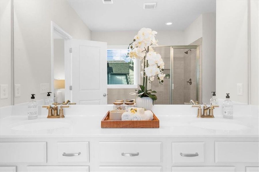 Furnished interior view inside a new home in River Rock, Ball Ground (Image 30).