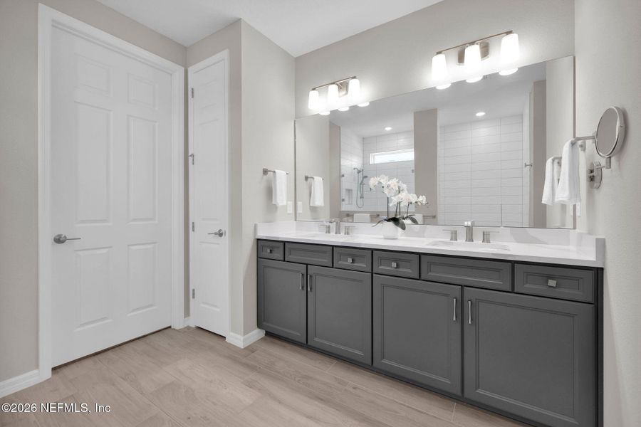 Furnished interior view inside a new home in , Ponte Vedra (Image 56).