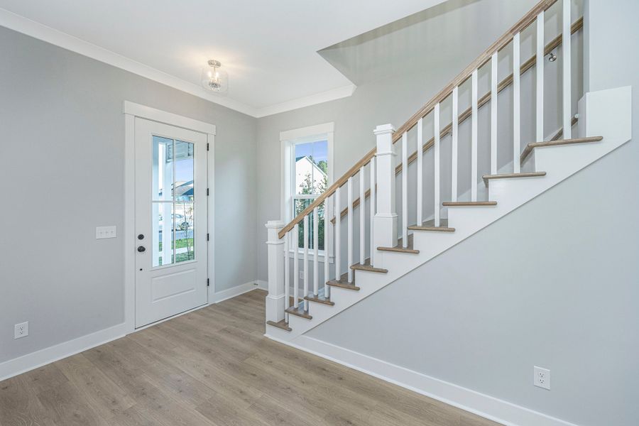 Representative unfurnished interior of a home built from the Moultrie by Homes by Dickerson in Nexton, Summerville (Image 13).
