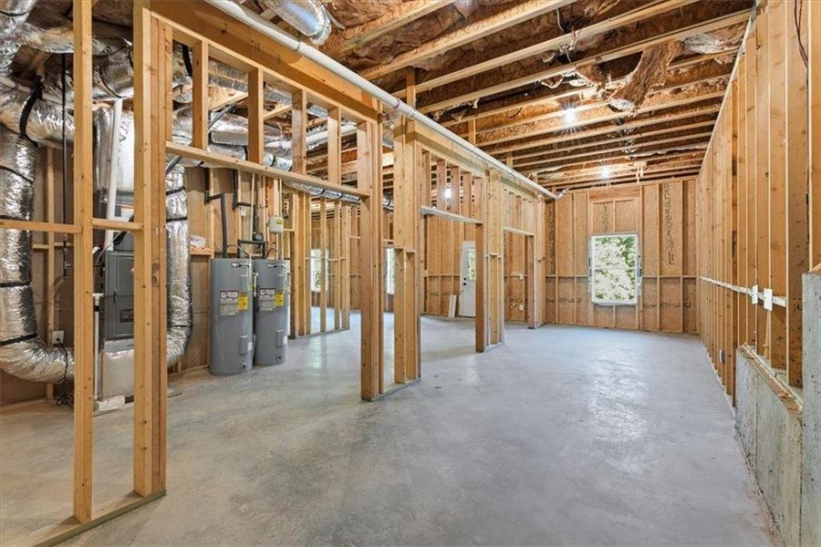 In-progress construction of a new home in , Cartersville, GA (Image 38).